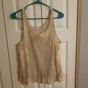 Tan nice tank top